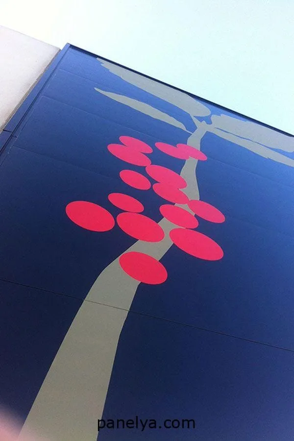 Cafés Pérez Campos logo en fachada