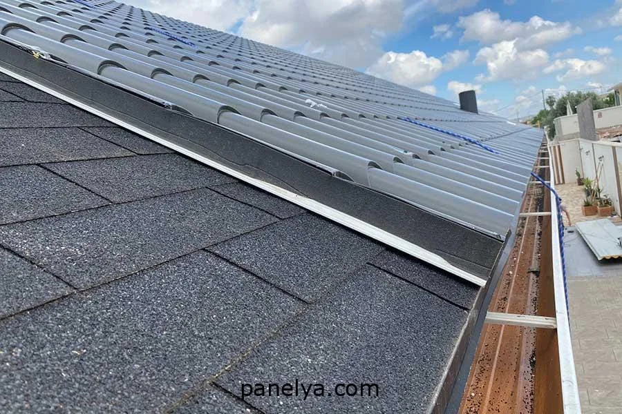 Tejado panel sándwich teja pizarra