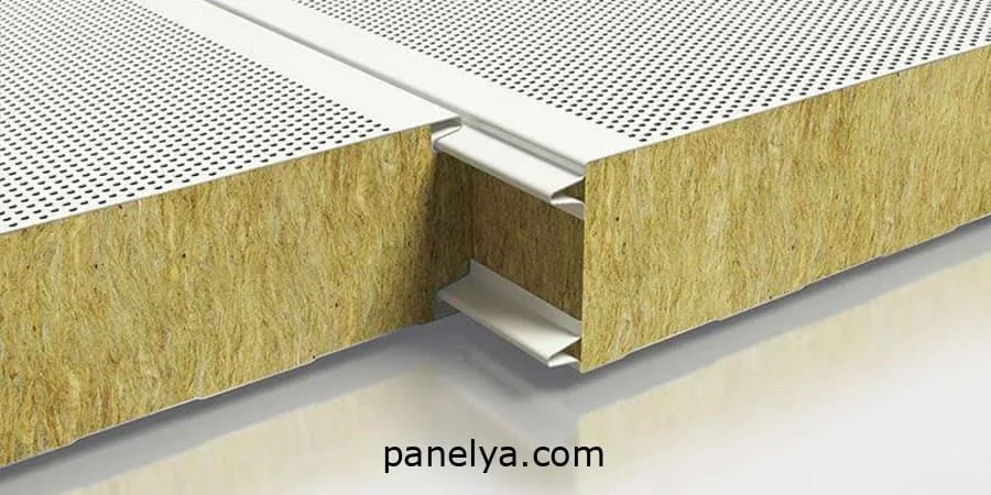 Panel sándwich lana de roca