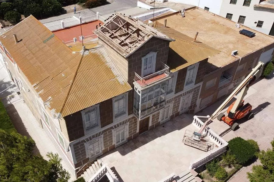 Cubierta de vivienda para rehabilitar