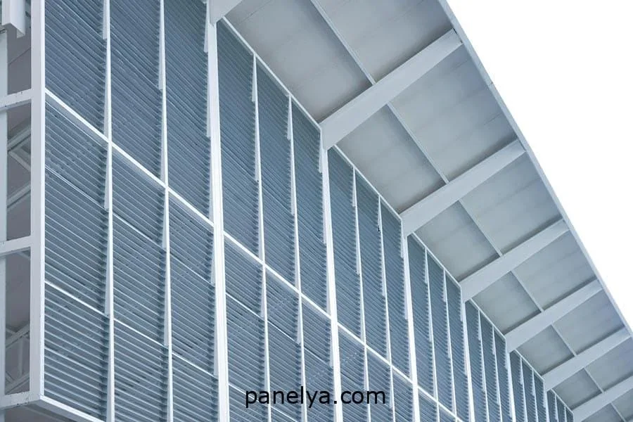 Estructura de aluminio para panel sándwich