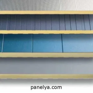 Panel sándwich de fachada microperfilado, perfilado, semiliso y liso