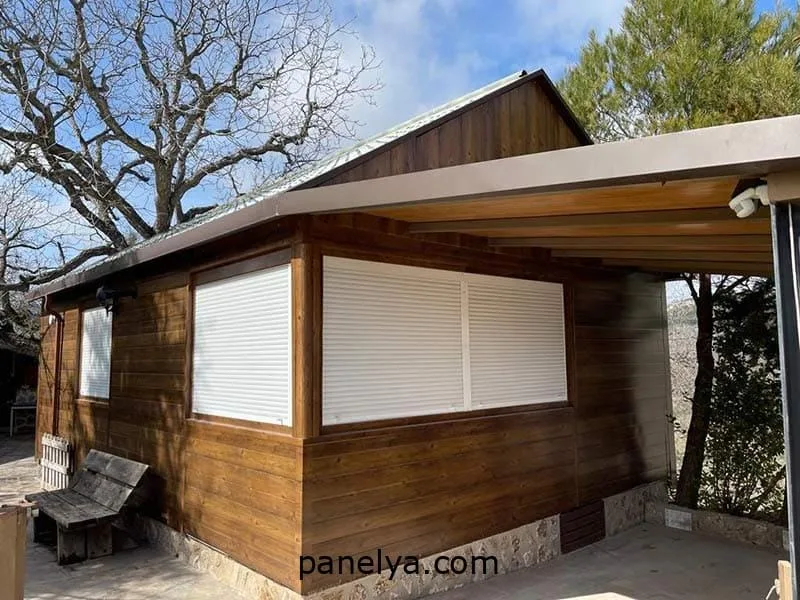 Panel sándwich fachada imitación madera 40 mm - Imagen 5