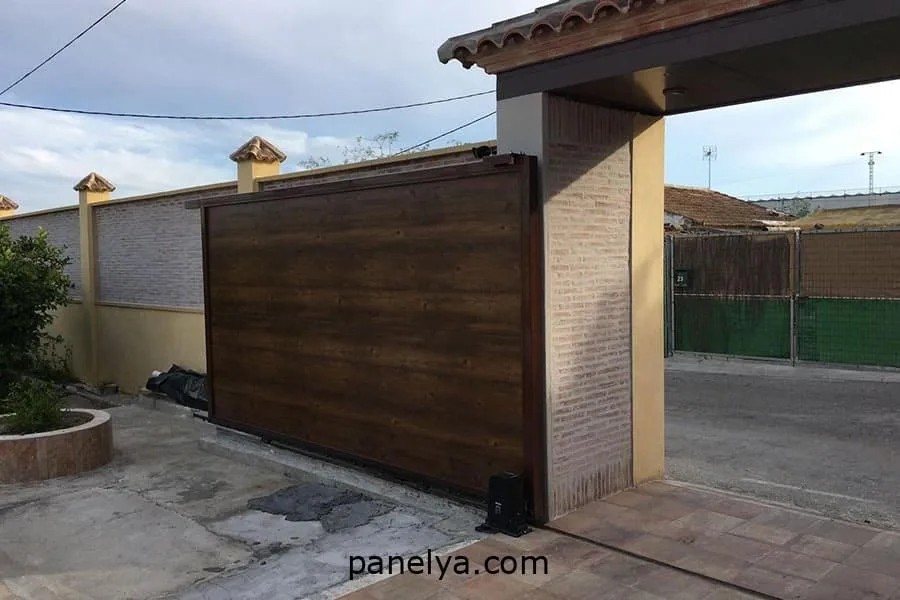 Panel sándwich fachada imitación madera 40 mm - Imagen 2