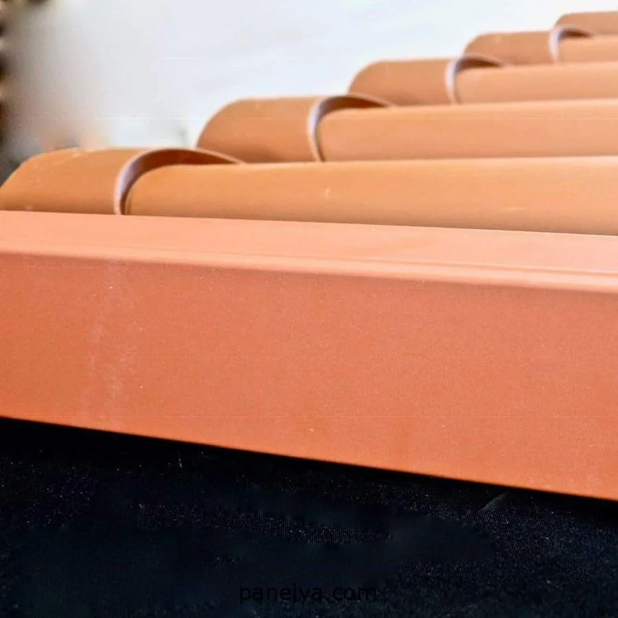 Remate lateral panel sándwich teja - Imagen 3