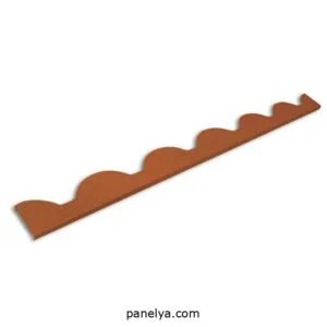 Silueta panel sándwich teja