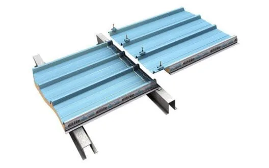 Solape longitudinal de panel sándwich