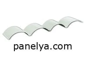 Chapa metálica onda