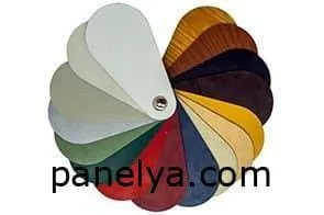 Muestra de colores de panel sánwich