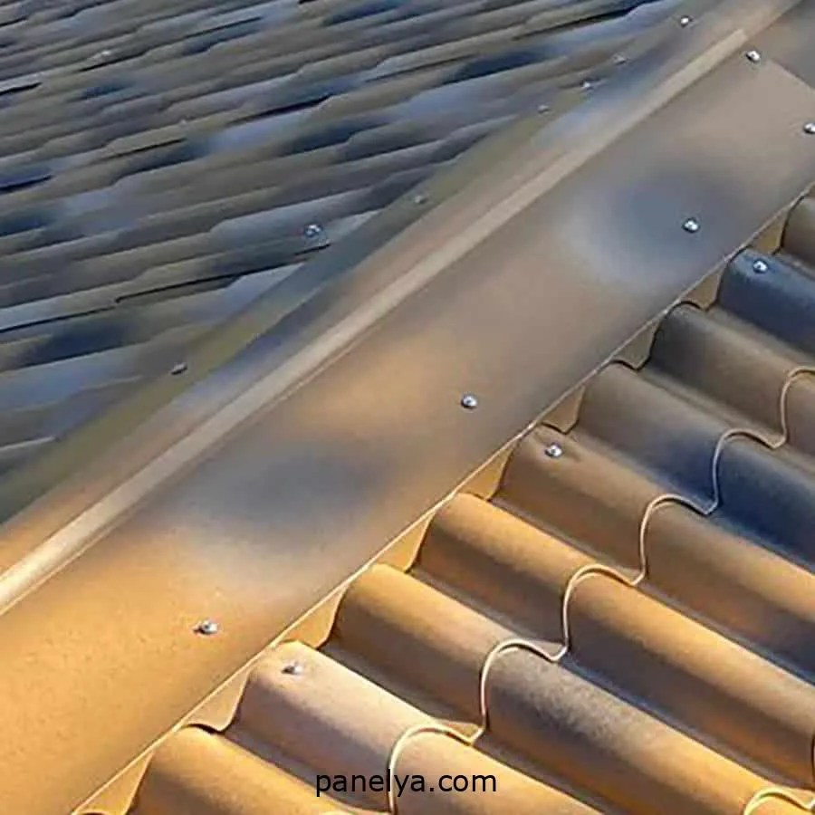 Cumbrera troquelada panel teja - Imagen 3