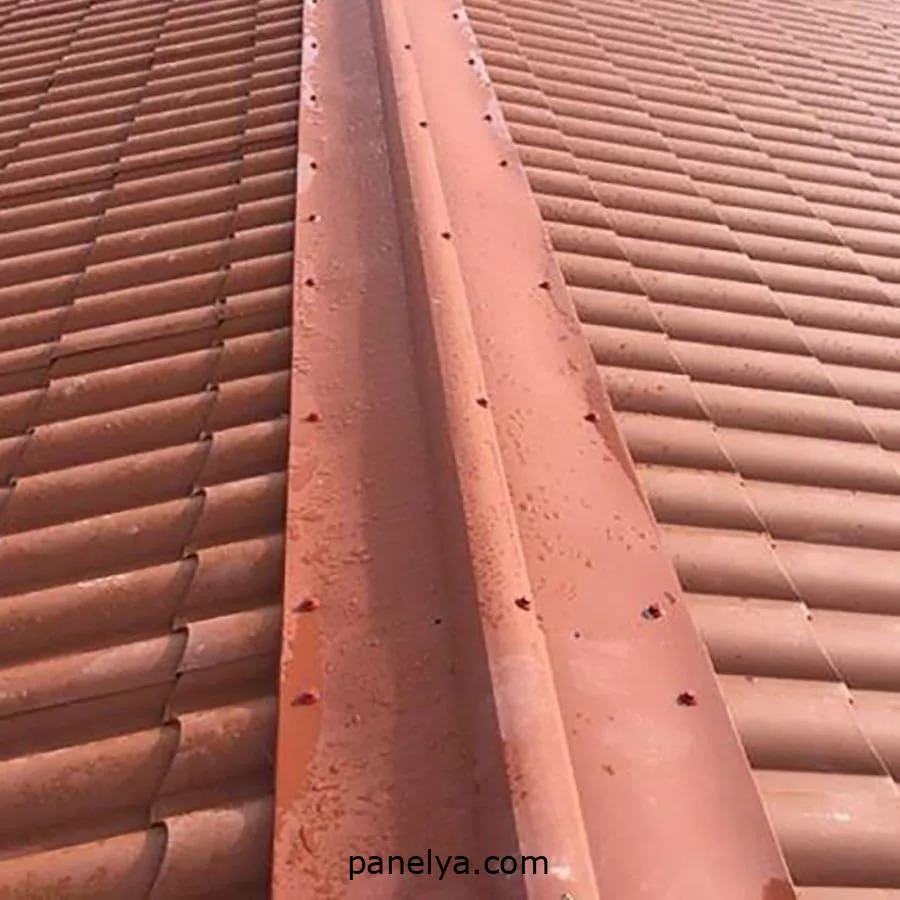 Cumbrera troquelada panel teja - Imagen 2