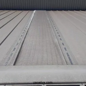 Malla metálica para protección de lucernarios