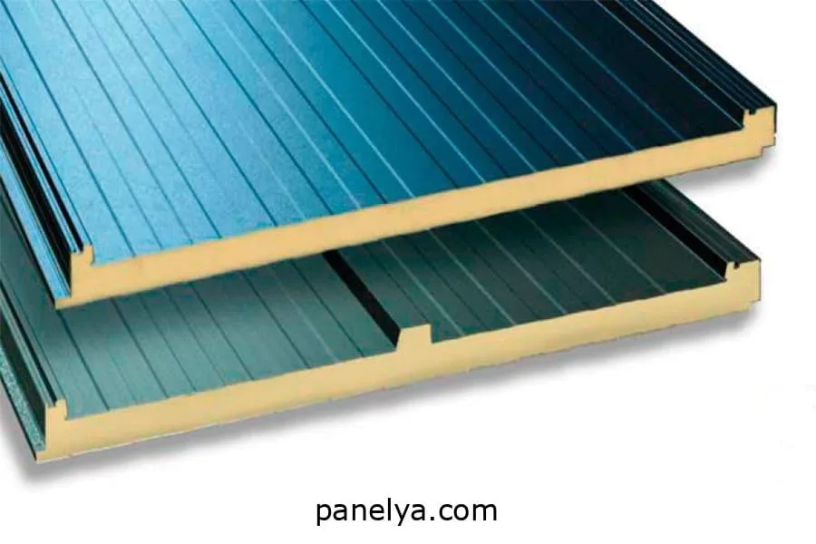 Panel sándwich cubierta con tapajuntas