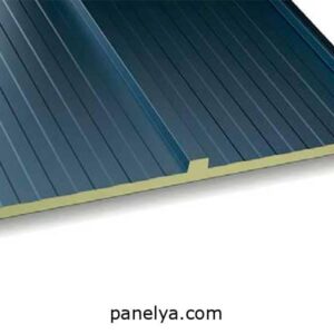 Panel sándwich cubierta con tapajuntas uso agrícola