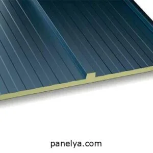 Panel sándwich cubierta con tapajuntas uso agrícola