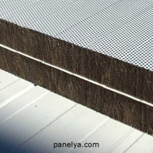 Panel sándwich cubierta de lana de roca