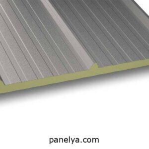 Panel sándwich cubierta sin tapajuntas 3 grecas