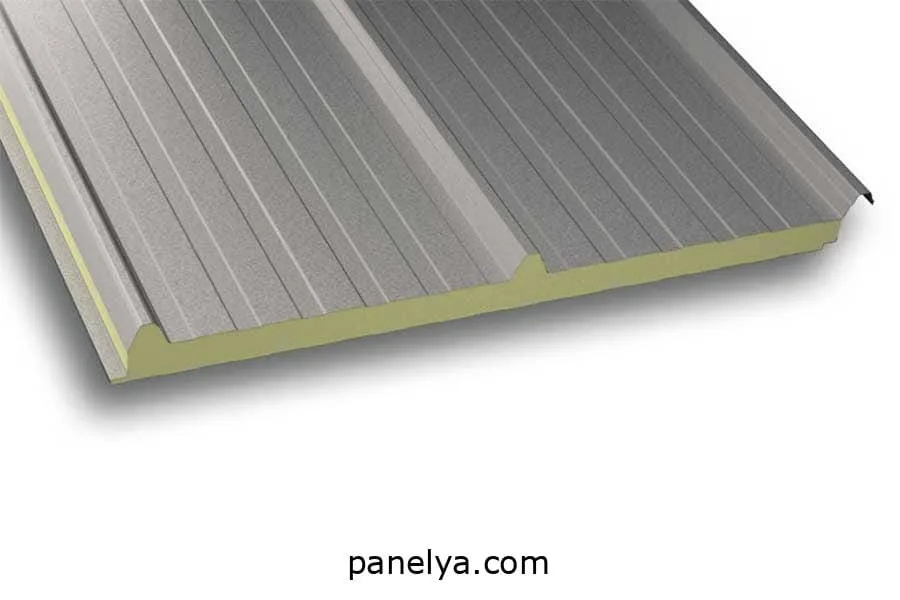 Panel sándwich cubierta sin tapajuntas 3 grecas