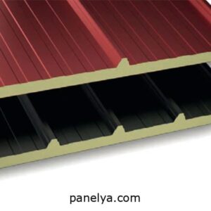 Panel sándwich cubierta sin tapajuntas interior aluminio