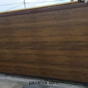 Panel sándwich fachada imitación madera 40 mm