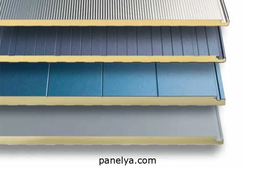 Panel sándwich de fachada microperfilado, perfilado, semiliso y liso