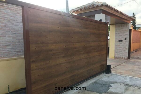 Panel sándwich fachada imitación madera 40 mm - Imagen 3